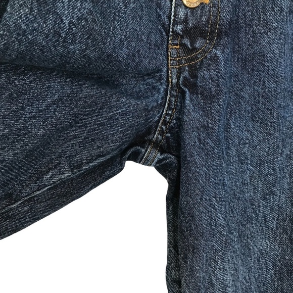 Vintage 80s 90s Weathered Blues Ultra High Waist Tapered Jeans Size 7/8 (28) - Picture 9 of 15